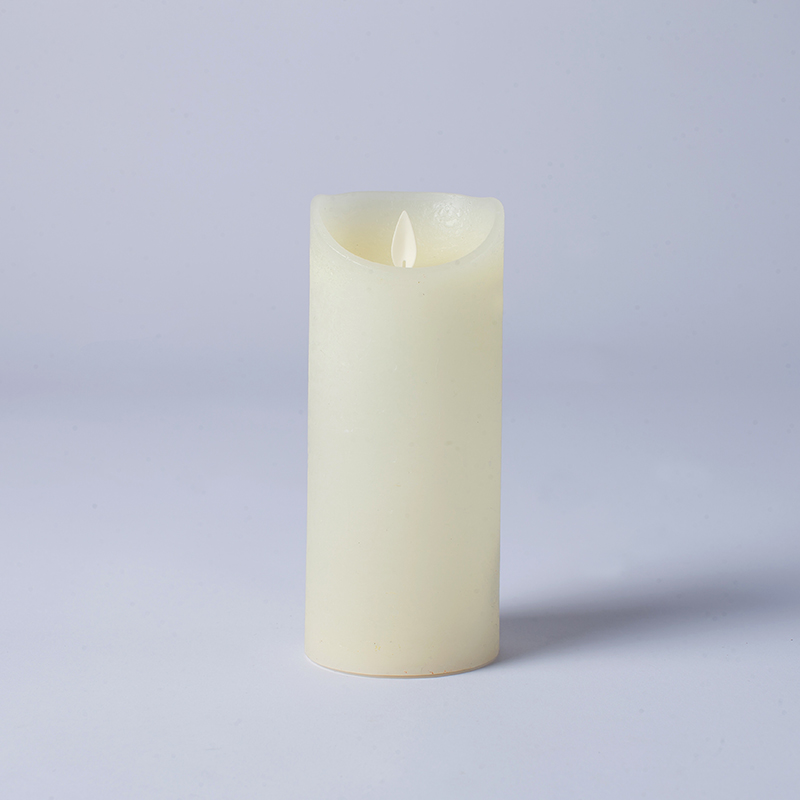 Bộ 3 Nến Không Lửa Sáp Ivory Real